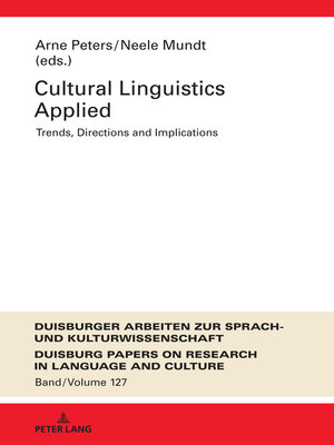 cover image of Cultural Linguistics Applied